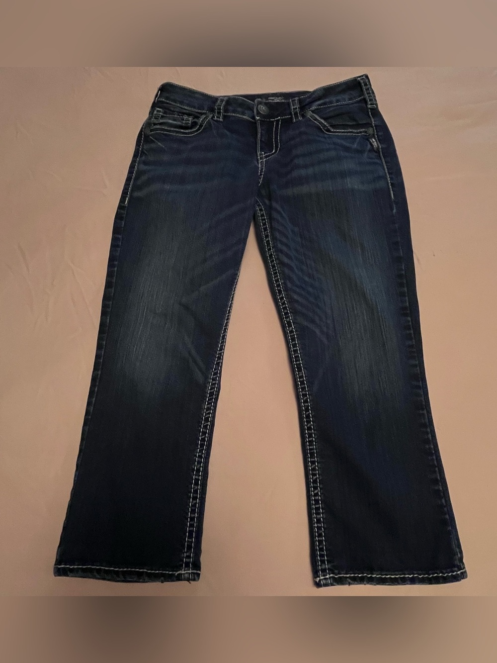 Silver Jeans Woman’s Suki Mid Capri Super Stretch W30/L22